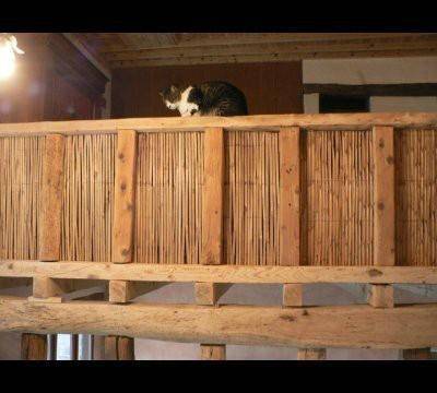 Balustrades, plafonds, poutres, pierres et escaliers avant .. (4)