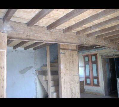 Sablage plafonds et poutres (3)