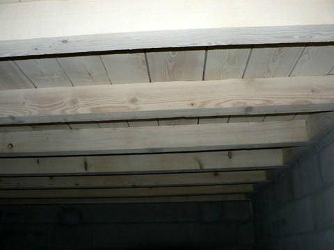 Sablage plafonds et poutres (1)
